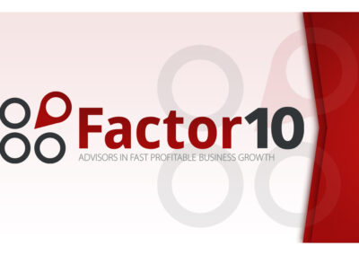 Factor 10 - business card design