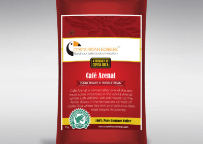CRE - Costa Rican Edibles - Coffee 2 - packaging design